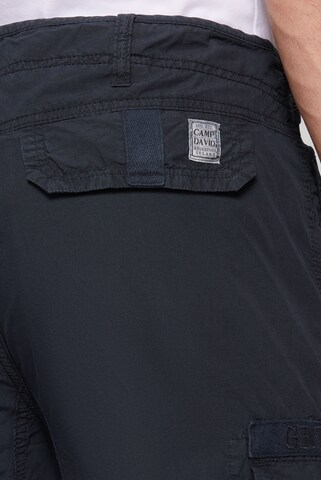 CAMP DAVID Regular Cargohose in Blau