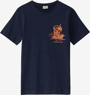 s.Oliver Shirt in Blue: front