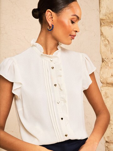 love & roses Blouse in Beige