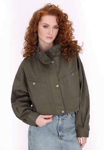 Veste mi-saison DreiMaster Vintage en vert : devant