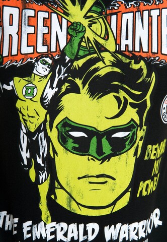 LOGOSHIRT Shirt 'Green Lantern' in Black