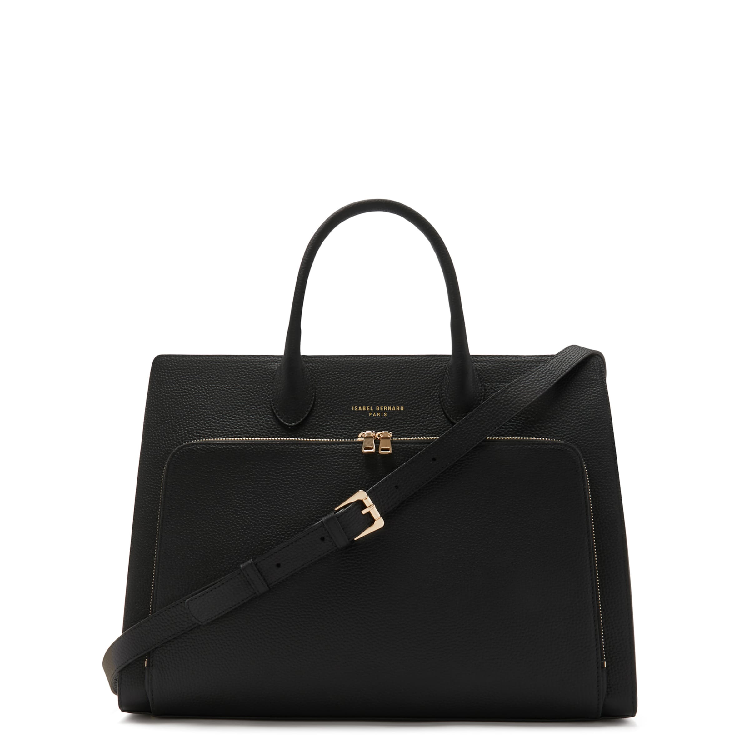 Isabel Bernard Handtasche in Schwarz: Vorderseite