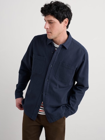 Seasalt Cornwall Regular fit Overhemd in Blauw: voorkant