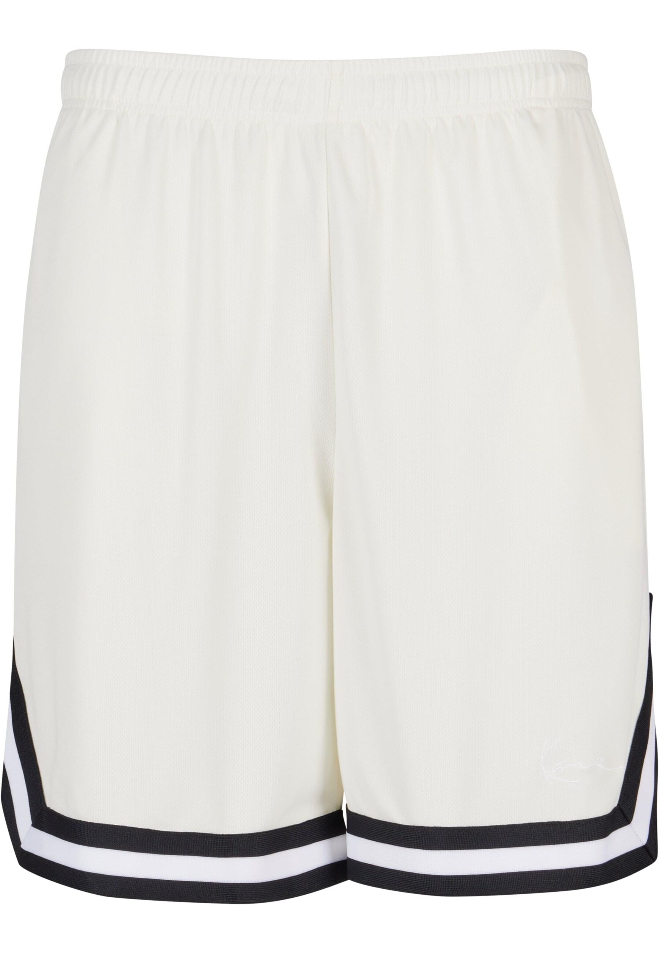 Karl KaniLoosefit Hlače 'Essential' - bijela boja: prednji dio