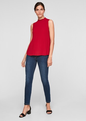 s.Oliver BLACK LABEL Blouse in Red