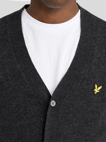Lyle & Scott Knit Cardigan in Grey