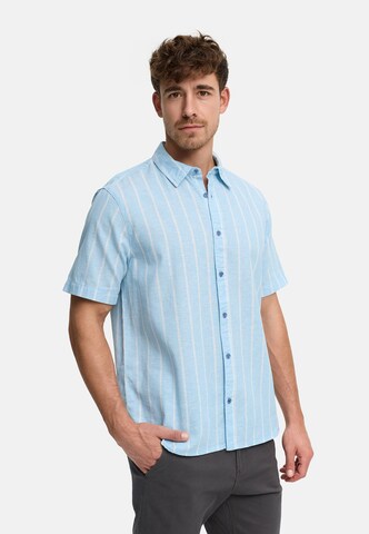 Coupe regular Chemise business ' Trypper ' INDICODE JEANS en bleu