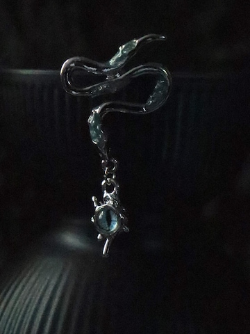 Nightini Earrings 'Gothic Punk' in Silver