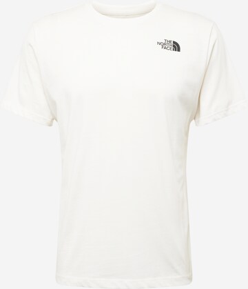 THE NORTH FACE Toiminnallinen paita 'FOUNDATION GRAPHIC' värissä valkoinen: edessä