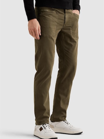 PME Legend Loosefit Broek 'PME LEGEND - Aviator relaxed fit pants' in Groen