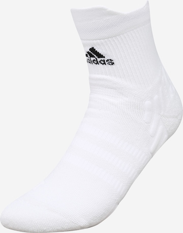 ADIDAS PERFORMANCE Športne nogavice | bela barva: sprednja stran