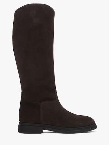 Estro Boots '09-38001' in Bruin: voorkant