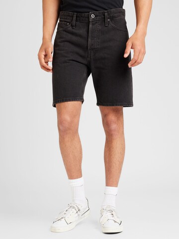 JACK & JONES - regular Vaquero 'CHRIS' en negro: frente