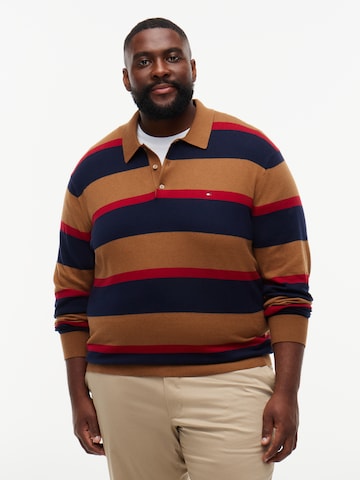 Tommy Hilfiger Big & Tall Sweater in Blue: front