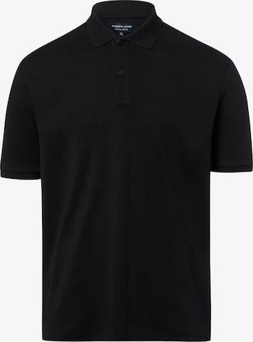 Andrew James Poloshirt in Schwarz: Vorderseite