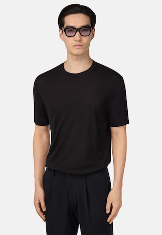 Boggi Milano T-Shirt in Schwarz: Vorderseite