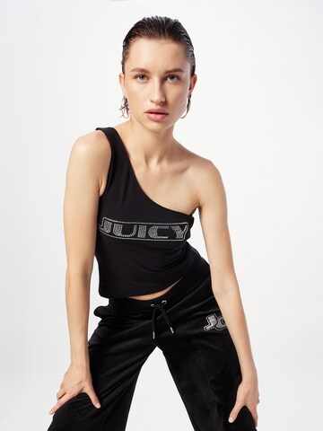 Juicy Couture - Top 'DIGI' em preto: frente