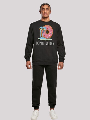 F4NT4STIC Sweatshirt 'Spongebob Schwammkopf' in Black