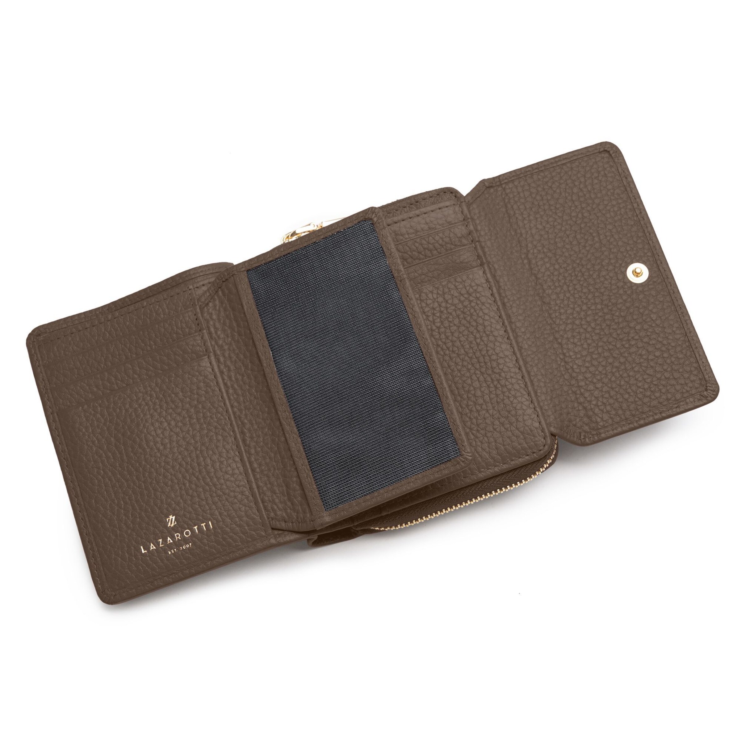 Portamonete 'Bologna' di Lazarotti in marrone