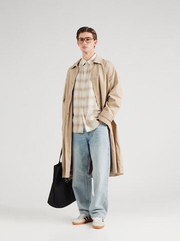 JACK & JONES Средняя посадка Рубашка в Бежевый
