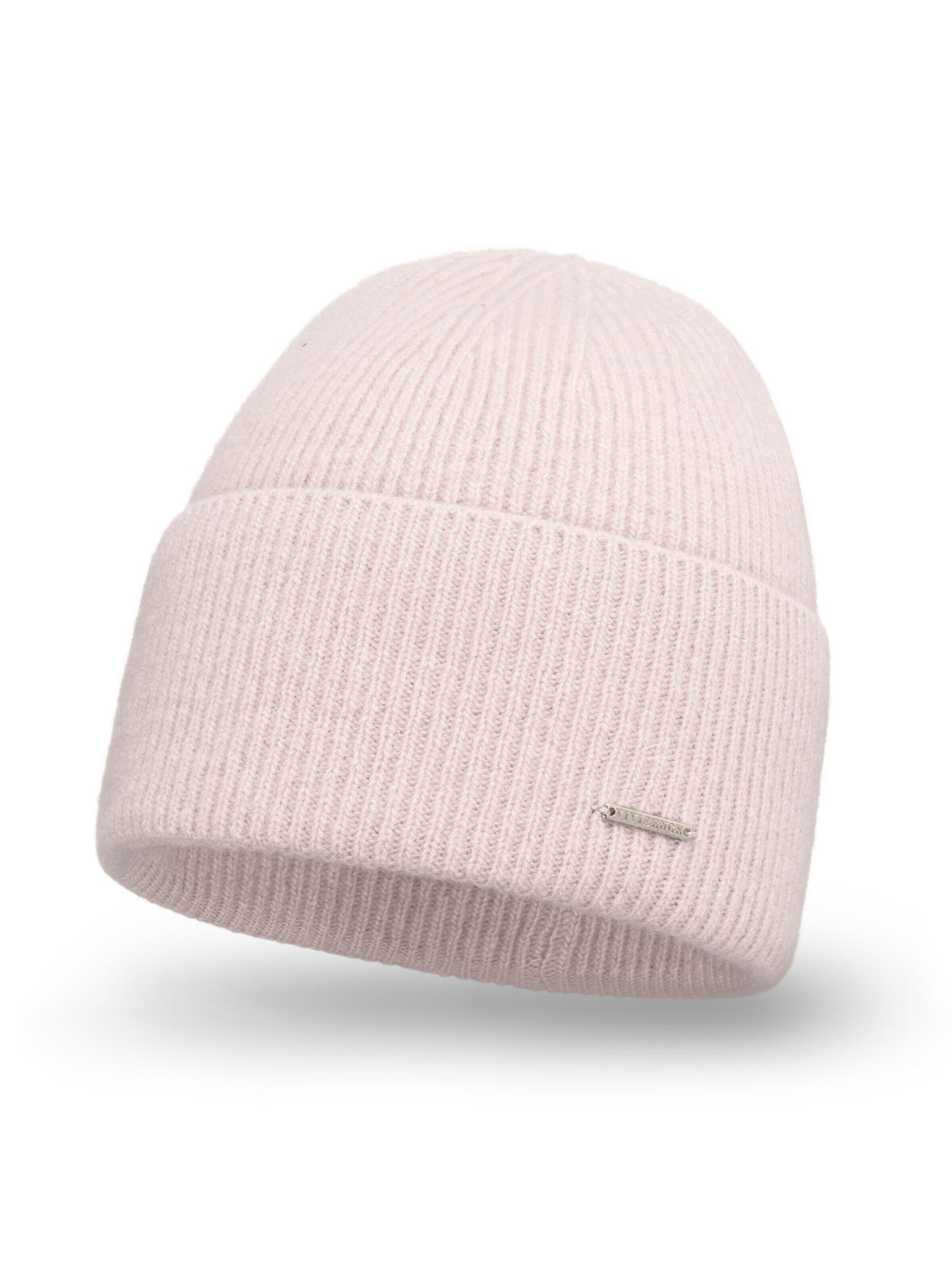 Vivisence Beanie '7096' in Pink: front