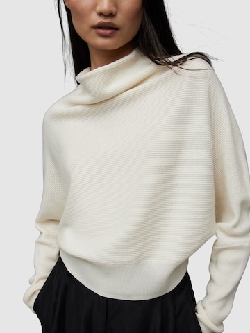 AllSaints Sweter 'RIDLEY' w kolorze biały