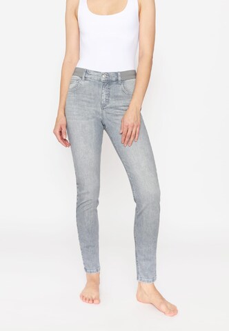 Angels Slimfit Slim Fit Jeans Jeans One Size mit Stretch-Bund in Grau: predná strana