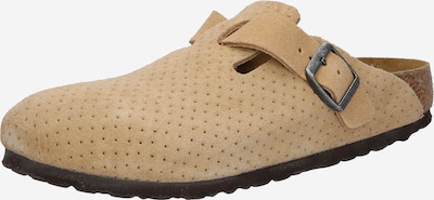 BIRKENSTOCK Ādas čības 'Boston', krāsa - smilškrāsas, Preces skats