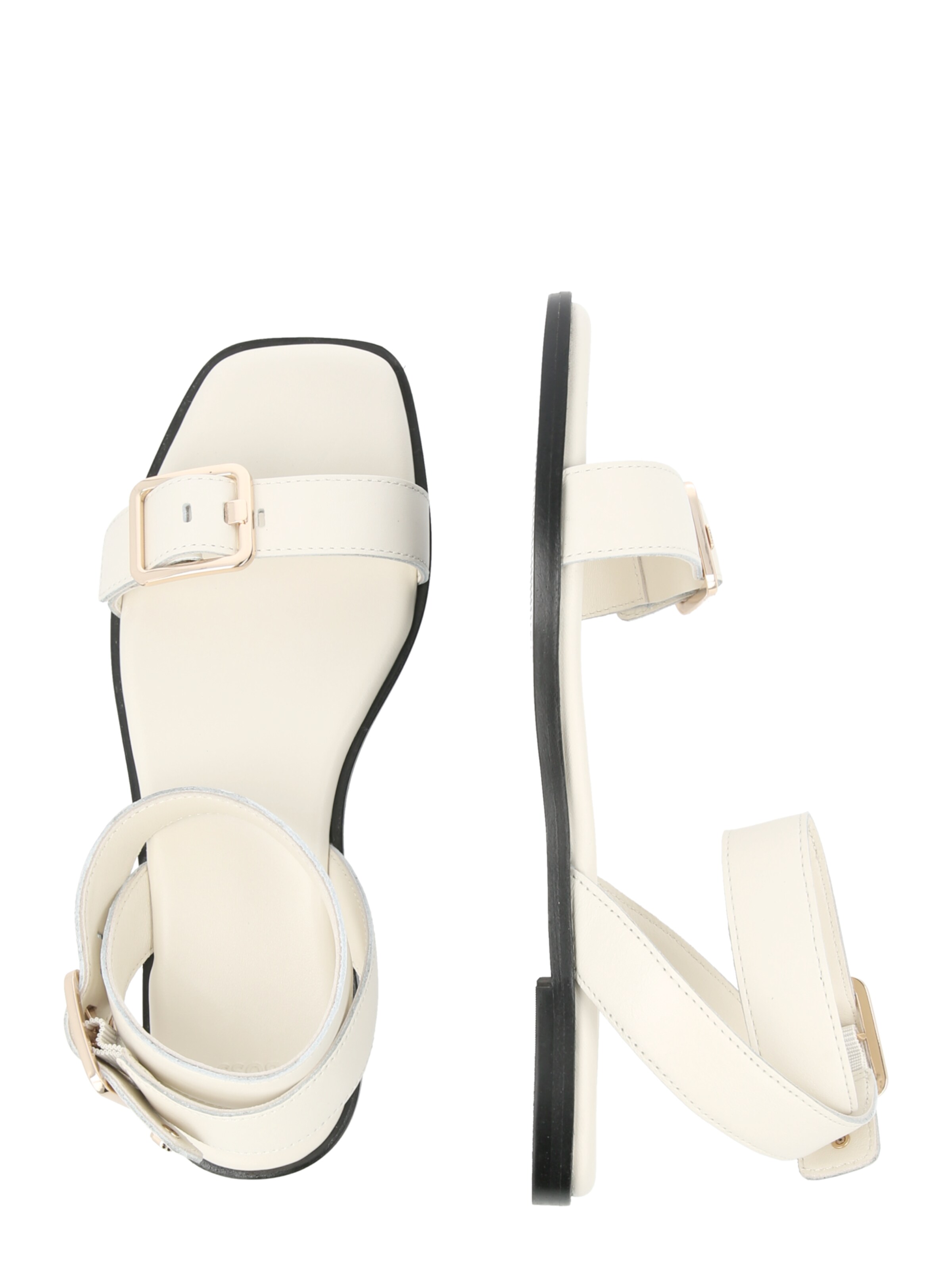 Sandalo con cinturino 'Charlize_San10_VC' di BOSS in bianco
