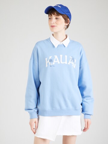 HOLLISTER - Sudadera en azul: frente