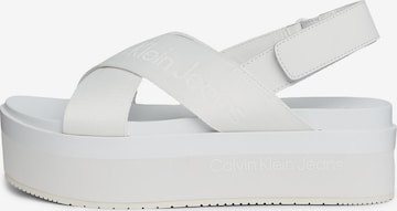 Calvin Klein Jeans Sandale in Weiß: predná strana