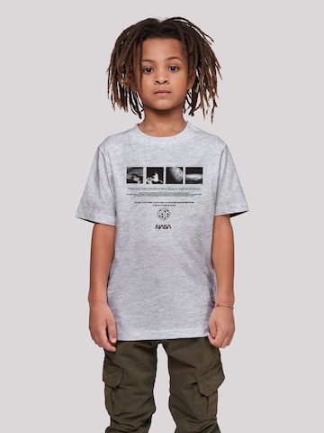 T-Shirt 'NASA Retro Photo Ad The Future Is Now' F4NT4STIC en gris : devant