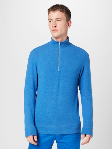 DENHAM - Jersey 'ROGER' en azul: frente