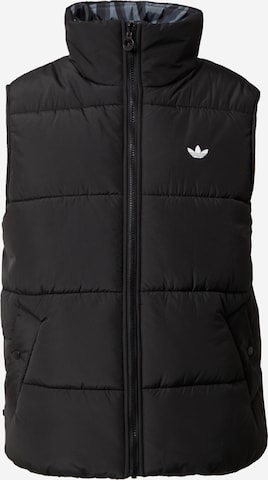 ADIDAS ORIGINALS Vest 'Abstract Animal Print Reversible ' in Black: front