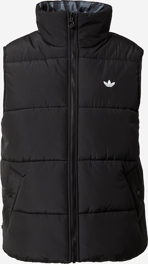 ADIDAS ORIGINALS Gilet 'Abstract Animal Print Reversible ' en bleu fumé / bleu-gris / noir / blanc, Vue avec produit