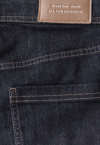 STREET ONE Bootcut Jeans in Blau