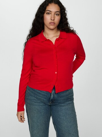 MANGO Strickjacke 'PACO' in Rot