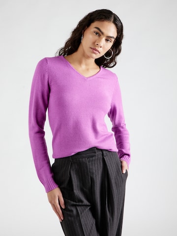 Pull-over 'Ril' VILA en violet : devant