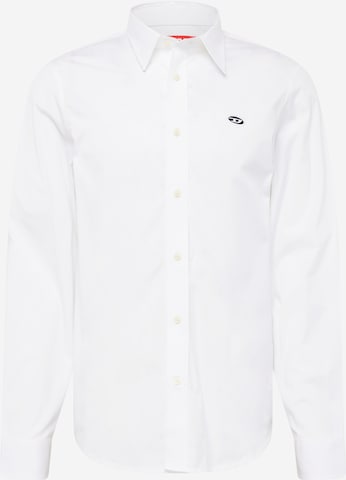 DIESEL - Ajuste regular Camisa 'BENNY-A' en blanco: frente