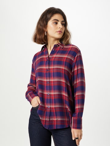 ESPRIT Blouse in Blauw: voorkant