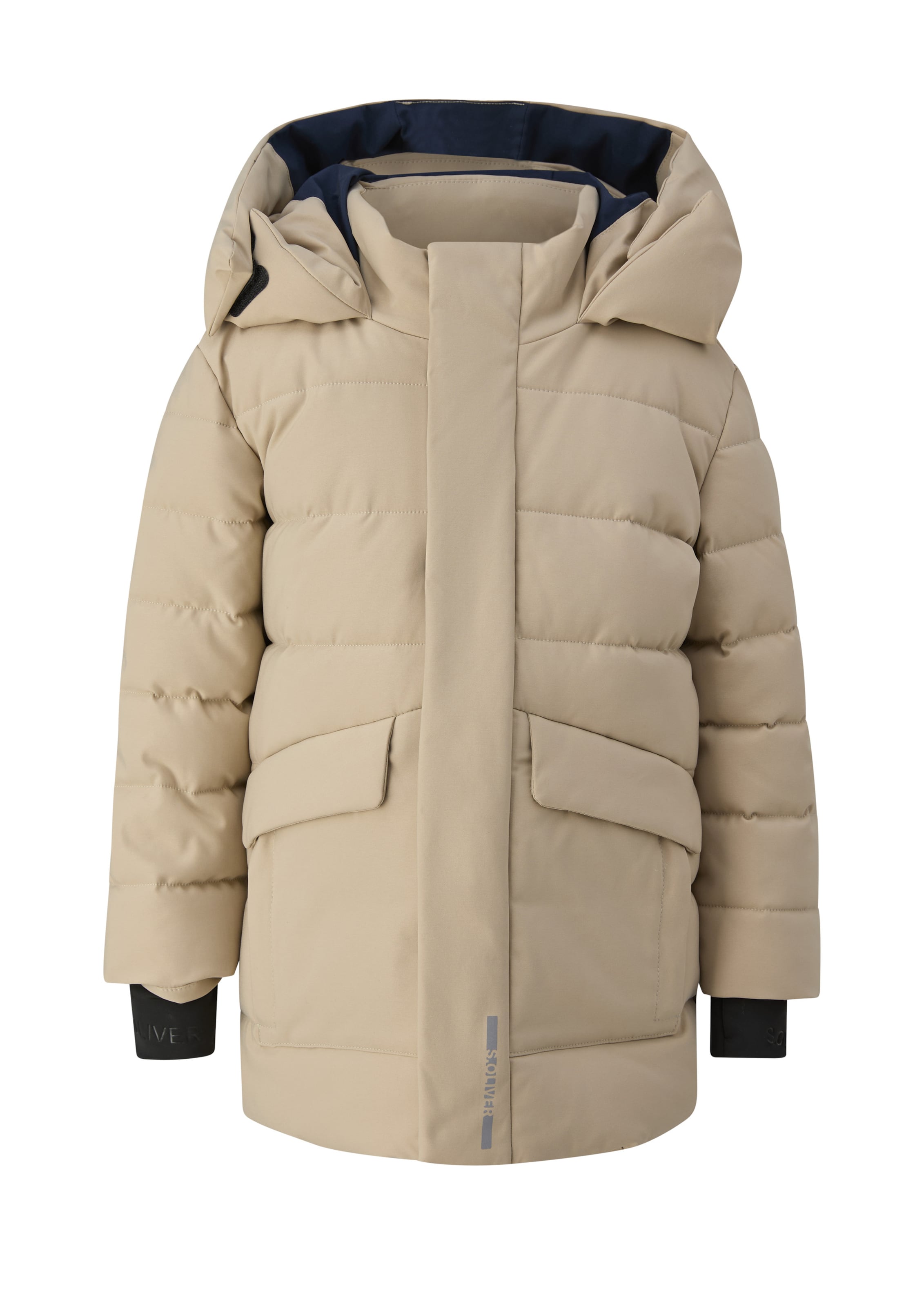 s.Oliver Mantel in Beige: voorkant