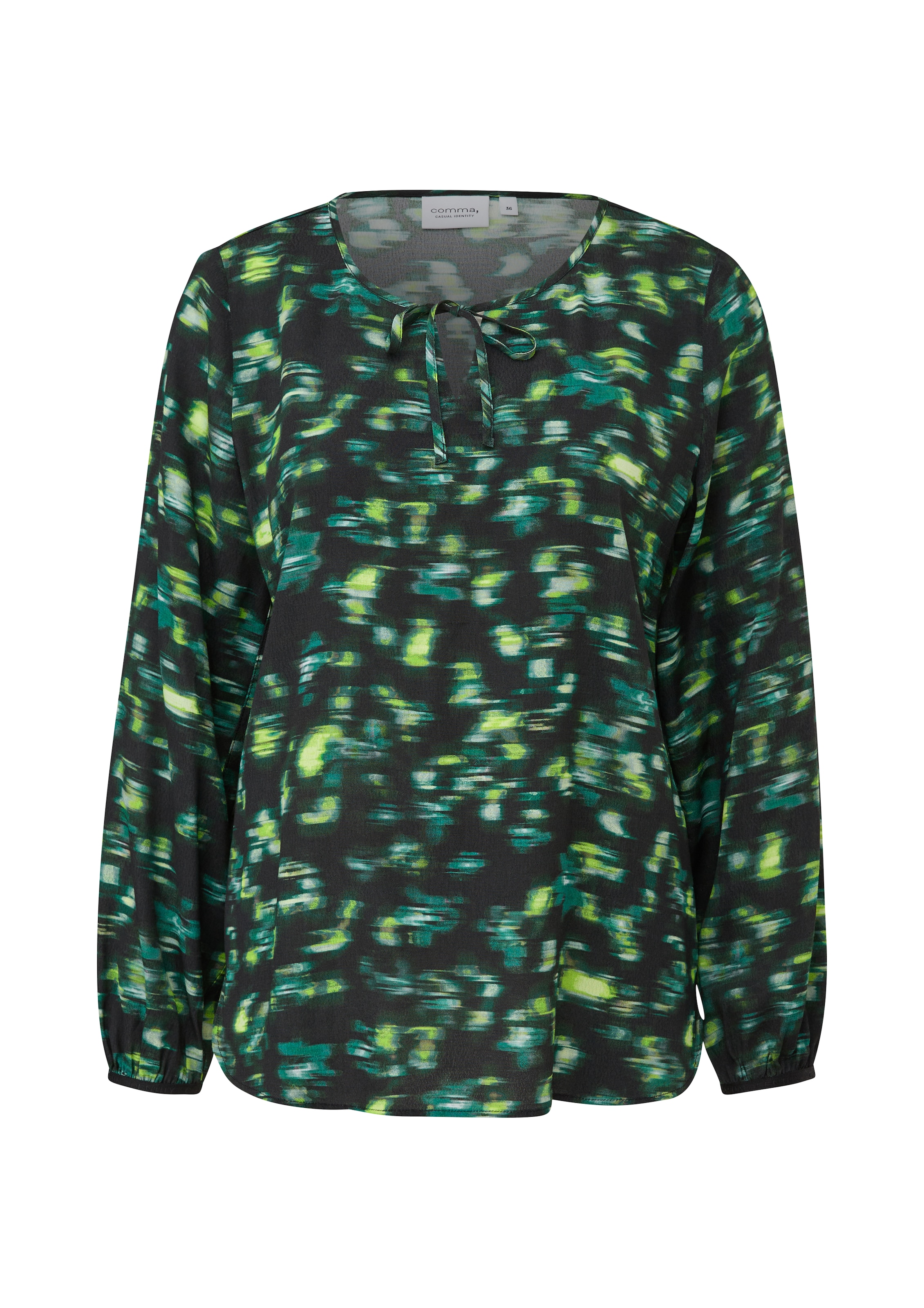 Chemisier comma casual identity en vert : devant