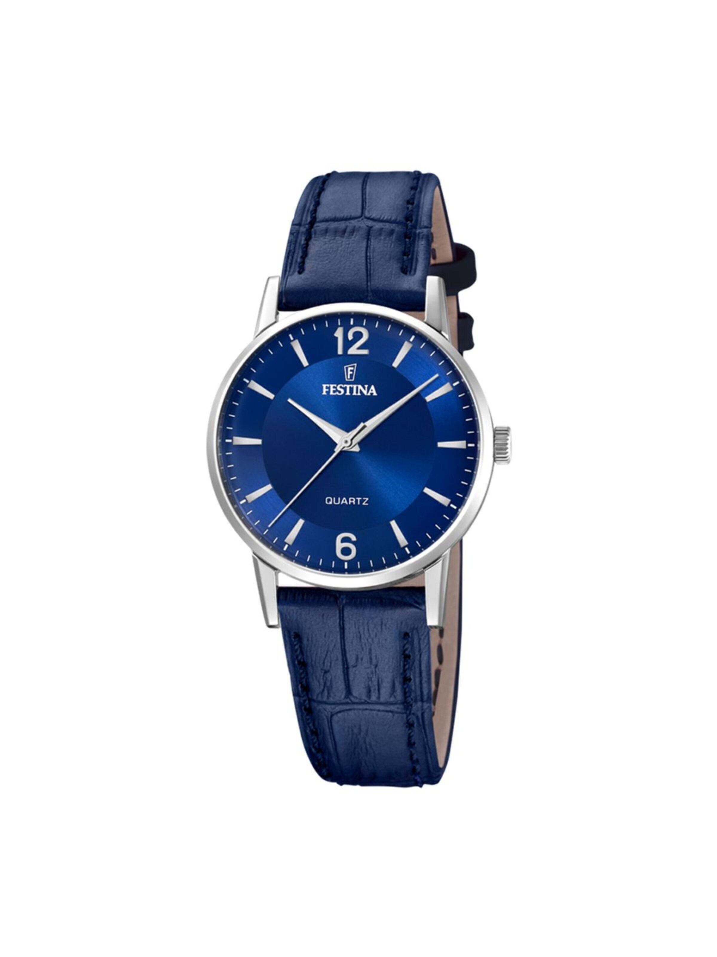 Montre à affichage analogique 'Festina - Watch Correa Clasico - Quartz watch movement - Watch case width: 29 mm' FESTINA en bleu : devant
