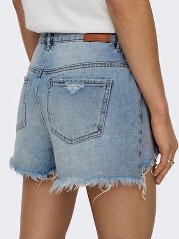 ONLY Regular Shorts 'Pacy' in Blau