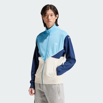 ADIDAS ORIGINALS Knit cardigan in Blue: front