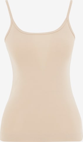 Organication Top in Beige: Vorderseite