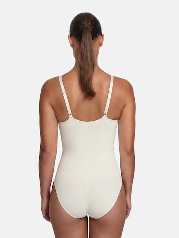 cfab (formerly creamy fabrics) Shapingbody 'Bodysuit Sculpting Shapewear mit Slip' in Beige