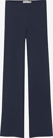 Pull&Bear Rozkloszowany krój Spodnie w kolorze niebieski: przód