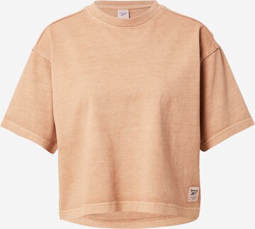 T-shirt Reebok en marron : devant