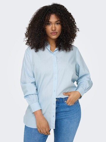 ONLY Carmakoma Blouse 'Nora' in Blauw